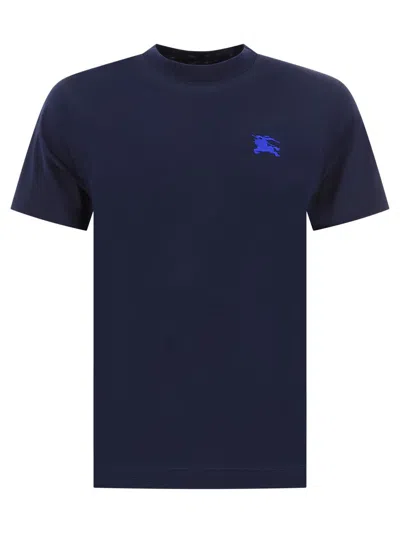 Burberry Ekd T-shirts In Blue