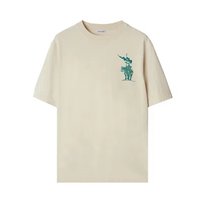 Pre-owned Burberry Ekd T-shirt 'chalk' | White | Men's Size Xxl