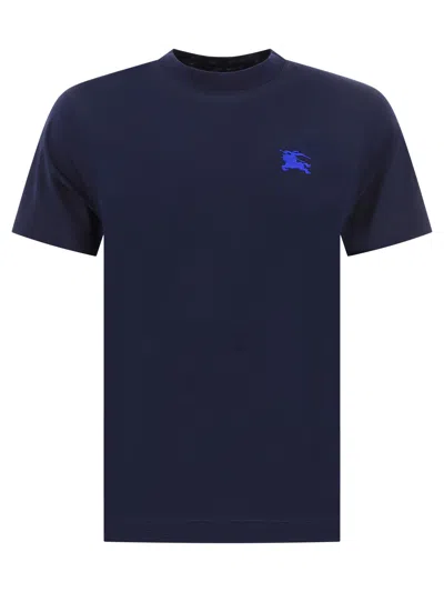 Burberry "ekd" T-shirt In Blue
