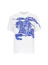 Burberry Ekd Print Long-sleeve T-shirt In White