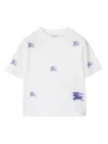 Burberry Baby Boys White Ekd Cotton T-shirt In White