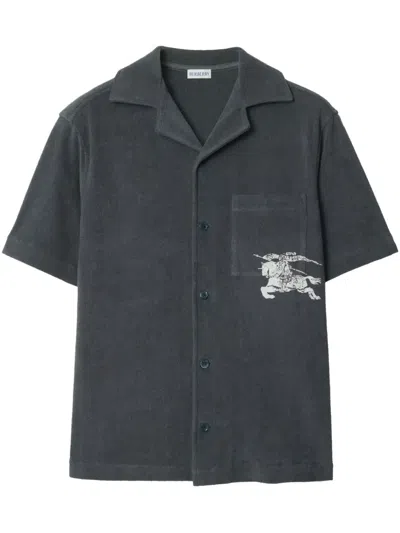 Burberry Ekd Cotton Towelling Shirt
