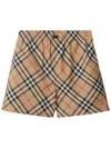 Burberry Ekd Vintage Check-print Shorts In Multi