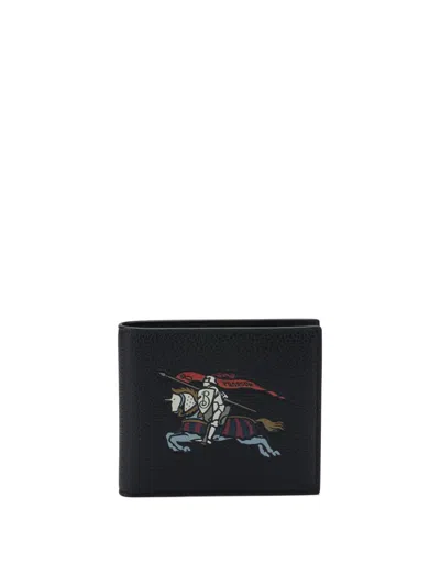 Burberry "ekd" Wallet In Black