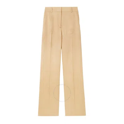 BURBERRY BURBERRY EKD WIDE-LEG SILK TROUSERS