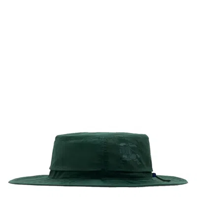 Burberry Ekd Wide-brim Bucket Hat In Green