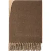 Burberry Ekd Wool Cashmere Blanket In Brown