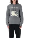 Burberry Ekd Hoodie In Grey