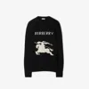 Burberry Ekd Wool Cashmere Sweater In Black