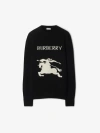 Burberry Ekd Wool Cashmere Sweater In Black