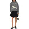 Burberry Ekd Wool Cashmere Sweater In Green