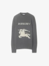 Burberry Ekd Wool Cashmere Sweater In Grey