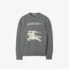 Burberry Ekd Wool Cashmere Sweater In Grey