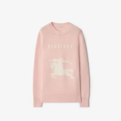 Burberry Ekd Wool Cashmere Sweater In Multi