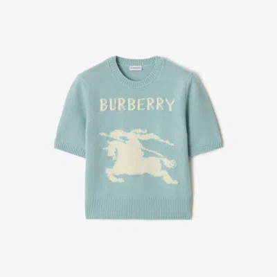 BURBERRY BURBERRY EKD WOOL CASHMERE TOP