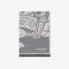 Burberry Ekd Wool Cotton Scarf In Calico