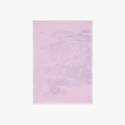 Burberry Ekd Wool Scarf In Dawn