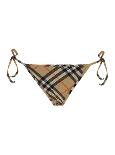 Burberry Ekd Ww Bikini Bottom In Brown