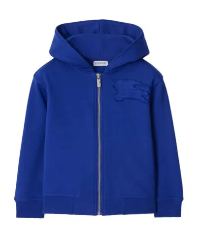BURBERRY BURBERRY KIDS EKD LONG SLEEVED ZIP-UP HOODIE
