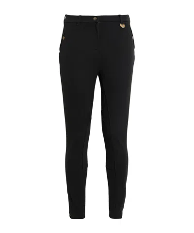 Burberry Elastic Skinny Pants In Black