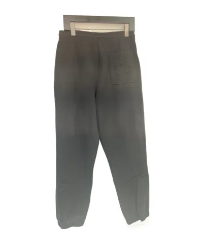 Burberry Elastic Waist Casual Pants In Black