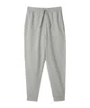 Burberry Elastic Waist Casual Pants In Gray