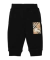Burberry Boy's Jackson Ekd Label Jogging Pants, 3-14 In Black