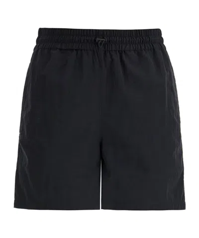 Burberry Elastic Waist Shorts In Black