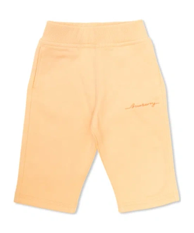 Burberry Elastic Waist Sweatpants In Nude