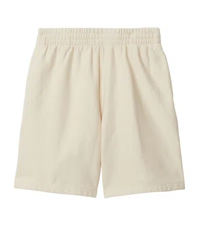 Burberry Elasticated Ekd Shorts In Neutrals