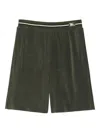 Burberry Elasticated-waist Shorts In Gray