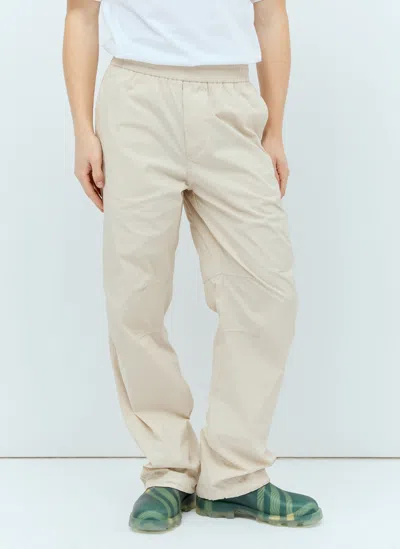 Burberry Elasticated Waistband Pants In Ivory