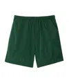 Burberry Elasticated-waistband Swim Shorts In Green