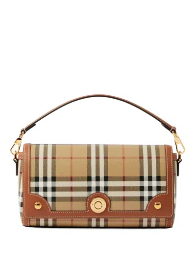 Burberry Note Small Crossbody Bag In Brown