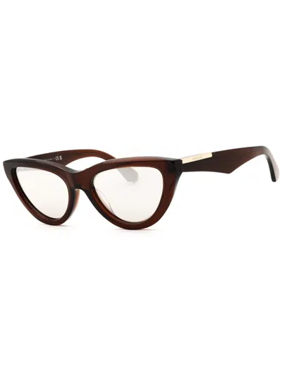 Burberry Elegant Cat Eye Sunglasses For Women In Brown