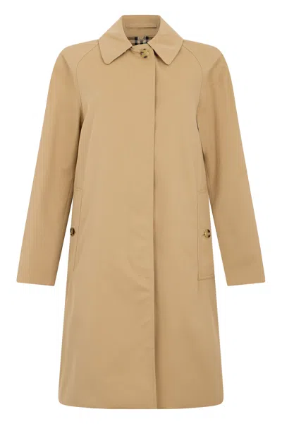 Burberry Elegant Mini Trench Coat In Beige