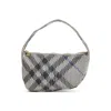 Burberry Check Baguette Bag Women In Beige