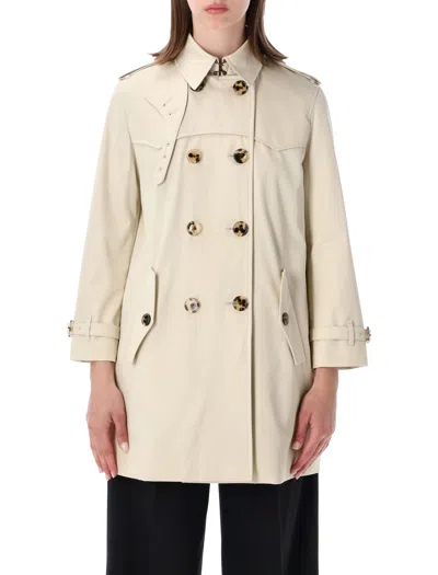 Burberry Elegant Trench Coat For Women - Perfect For The Season In Neutral