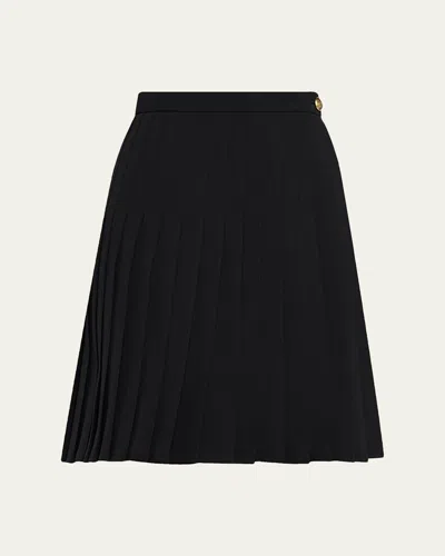 Burberry Eleonora Pleated Skirt In Black