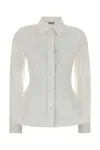 Burberry Women White Poplin Shirt In White