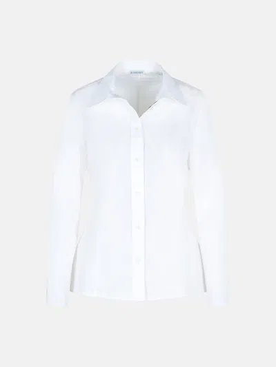 Burberry 'eliza' White Cotton Poplin Shirt