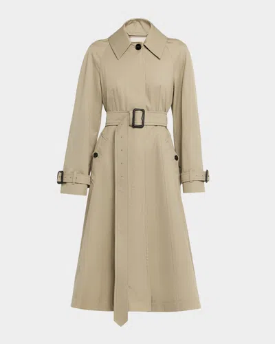 BURBERRY ELLINGHAM BELTED FLARE TRENCH COAT