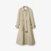 Burberry Ellingham Belted Cotton-gabardine Trench Coat In Neutral