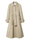 Burberry Ellingham Raglan-sleeve Belted Trench Coat In Neutral