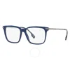 Burberry Ellis Demo Square Men's Eyeglasses Be2378 4058 55