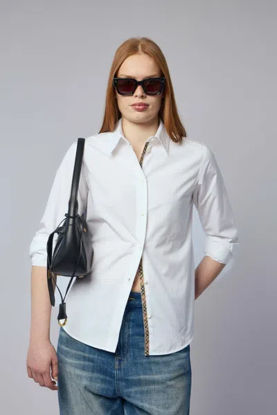 Burberry Ellora Cotton Shirt In White