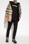 Burberry Check-pattern Reversible Hooded Jacket In Black