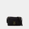 Burberry Elongated Crossbody Bag -  - Leather - Bag In Black