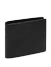 Burberry Bi-fold Leather Wallet In Schwarz