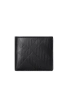 Burberry Embossed Check Slim Bifold Wallet